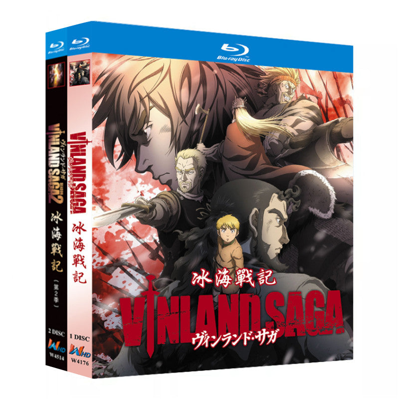 アニメ「ヴィンランド・サガ SEASON 2 (2023)」日本語字幕ブルーレイBOX2枚組-華流グッズストア