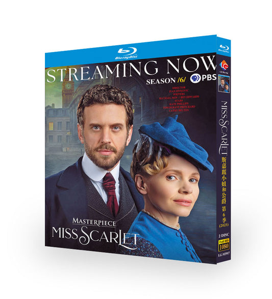 海外ドラマ「探偵ミス・スカーレット シーズン6」 ブルーレイ[Blu-ray-BOX] 2-DISC-DISC ケイト・フィリップス トム・デュラント・プリチャード-華流グッズストア