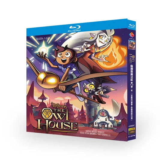 アニメ「アウルハウス: シーズン1-3」 日本語字幕ブルーレイ[Blu-ray-BOX] 4枚組-華流グッズストア