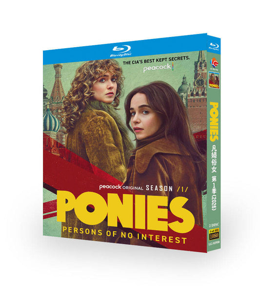 海外ドラマ「Ponies (2026)」 ブルーレイ[Blu-ray-BOX] 2-DISC Emilia Clarke Haley Lu Richardson-華流グッズストア