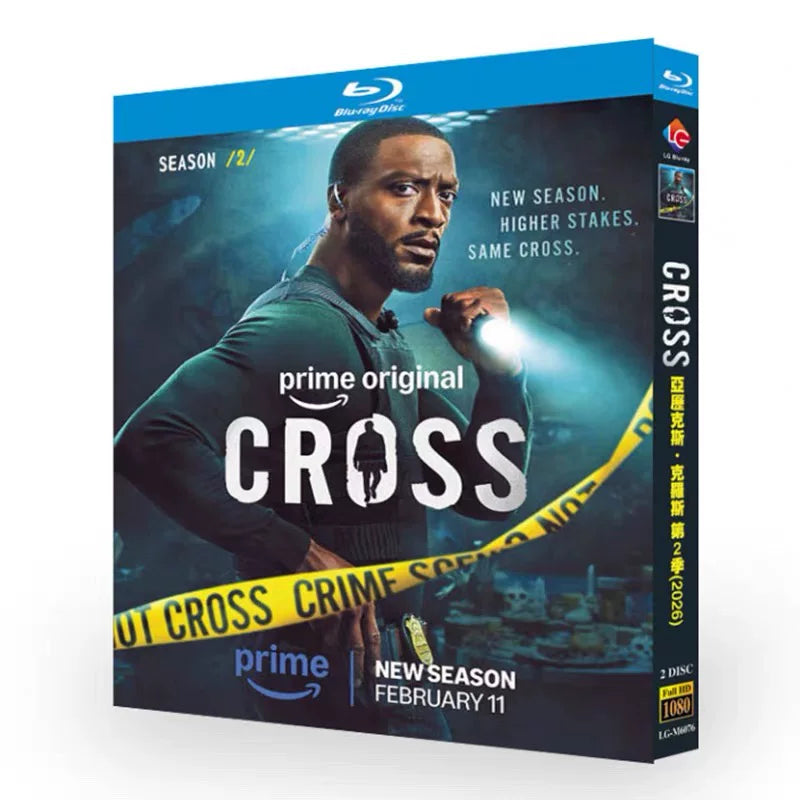 海外ドラマ「アレックス･クロス ～狙われた刑事～ シーズン2」 日本語字幕ブルーレイ[Blu-ray-BOX] 2-DISC アルディス・ホッジ イザイア・ムスタファ-華流グッズストア