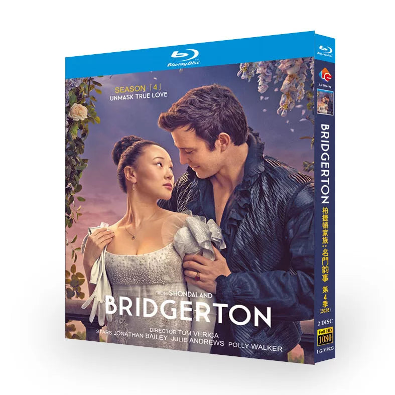 海外ドラマ「ブリジャートン家 BRIDGERTON シーズン4」 日本語字幕ブルーレイ[Blu-ray-BOX] 2-DISC ルーク・トンプソン ホ・イェリン-華流グッズストア