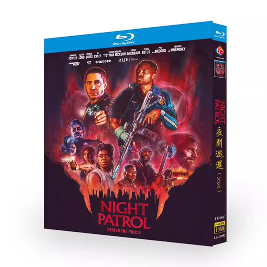 映画「Night Patrol (2025)」 ブルーレイ[Blu-ray-BOX] 1-DISC ジャスティン・ロング ダーモット・マローニー-華流グッズストア