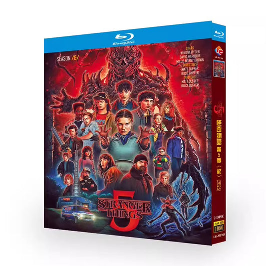 海外ドラマ「ストレンジャーシングス シーズン5」 日本語字幕ブルーレイ[Blu-ray-BOX] 2-DISC ウィノナ·ライダー デビッド·ハーバー-華流グッズストア
