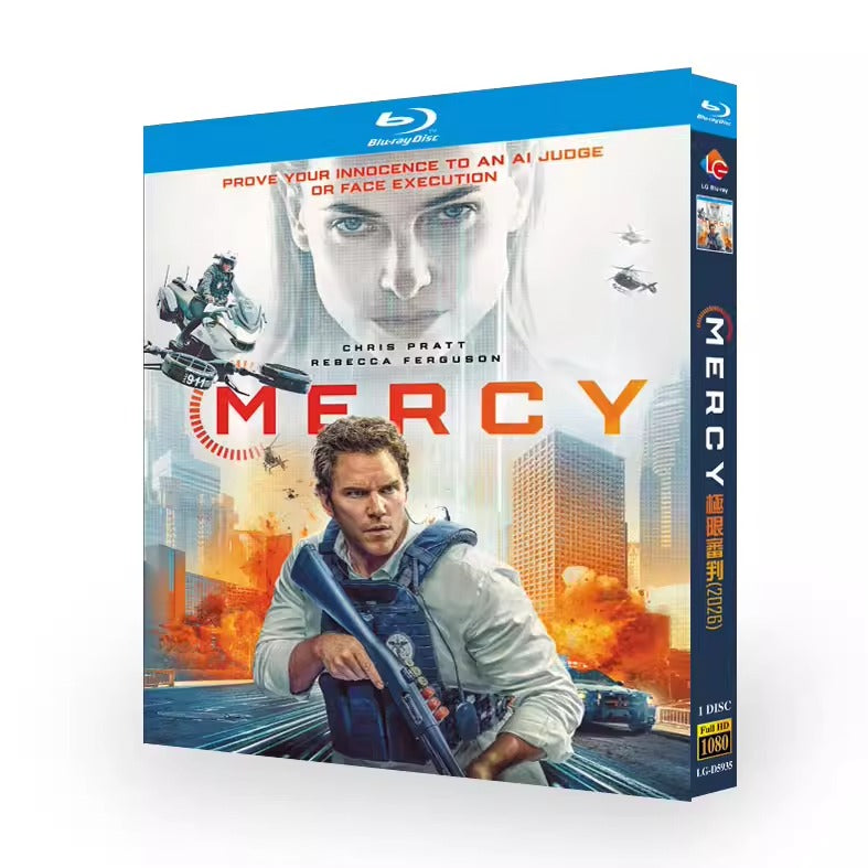 映画「マーシー AI裁判」 日本語字幕ブルーレイ[Blu-ray-BOX] 1-DISC クリス・プラット レベッカ・ファーガソン-華流グッズストア